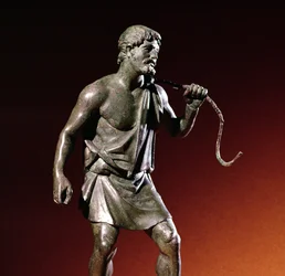 Lararium beeldje van een waterdrager